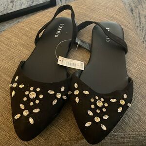 Torrid Black Embellished Flats